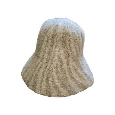 Brushed Bucket Hat Cream/Zebra Print ~A NEW DAY NWT!