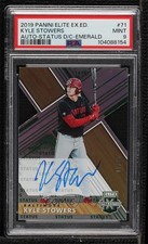 2019 Elite Extra Edition Status Emerald Die-Cut 21/25 Kyle Stowers #71 Auto 0e2x