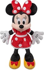 Disney Store Official Minnie Mouse Plush - Red Dress Large 21 1/4 Inches Disne