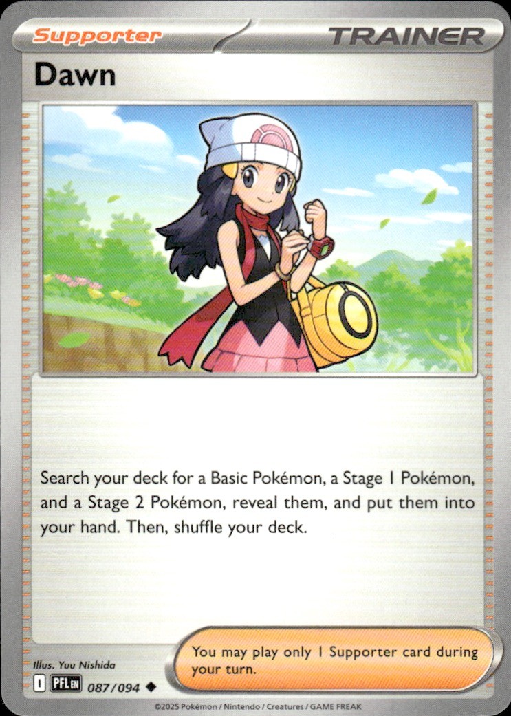 Dawn 087/094 Uncommon Phantasmal Flames Pokemon Near Mint