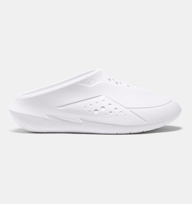 Under Armour Curry FoamTro Slides Men's 9 White Lightweight Recovery 3028394 NWT