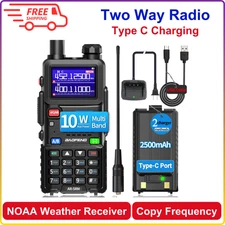 Ham Radio Baofeng Radio 5RM 10W Long Range Handheld AR-5RM Two Way Radio NOAA