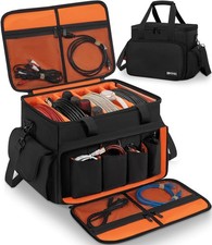 DJ Cable File Bag with 6 Detachable Dividers High Capacity Gig Cable Bag for ...