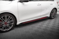 Seitenschweller Ansatz FüR Kia Ceed GT Mk3 Schwarz Hochglanz Schweller Ansatz