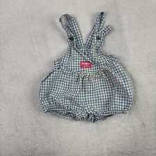 VTG Oshkosh B'Gosh Floral Bubble Romper USA Toddlers Size 24Months Stains