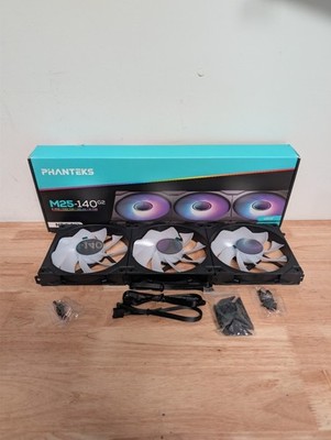 Phanteks M25-140 Gen2 Reversed Blade Triple Pack, 3x 140mm ARGB High Performance