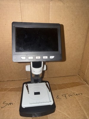 Rechargeable LCD Digital Microscope with 64 Gb micro sd card Tested Works