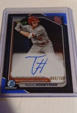 2024 Bowman - Chrome Prospect Mega Box Autographs Travis Honeyman #BMA-TH...