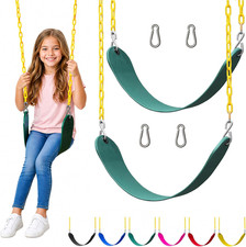 Swing for Outdoor Swing Set - Swing Seat Replacement Kit with Heavy Duty Chains