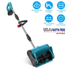 Powerful Electric Snow Blower Cordless Snow Removal Shovel for Driveway Patio