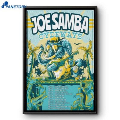 Joe Samba Cydeway s Oct 2025 Music Art Poster