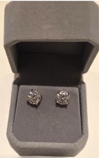 2ct Moissanite Rose Gold stud Earrings