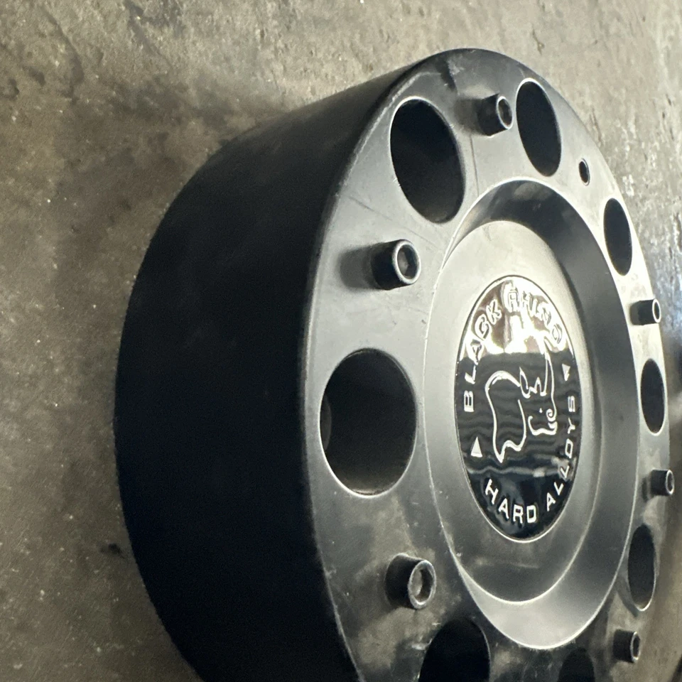 1244s02+mb-429 Black Rhino Black / Gray Wheel Center Cap (1) - Image 2 of 4