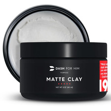 Hair Clay for Men   Matte Finish  Medium Hold, Adds Volume  Texture  Scented,
