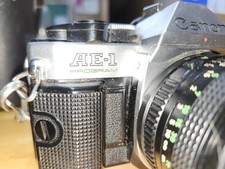 Canon AE-1 35mm SLR Film Camera w/ FD 50mm f/1.8  Coastar 80-205 Camjacket