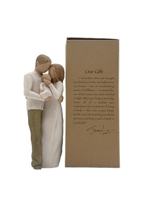 Willow Tree Angel Our Gift, Our Bright, Sculpted Hand-Painted Resin Figure