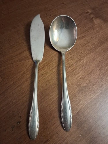 Sterling Silver Spoon And Butter Knife 2½ ounces (Gorham)