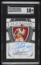 2023-24 Flawless Legendary Scripts 13/25 Alonzo Mourning SGC 10 GEM Auto HOF h8q