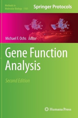 Ochs - Gene Function Analysis - New Hardcover or Cased Book - 99 - P555z