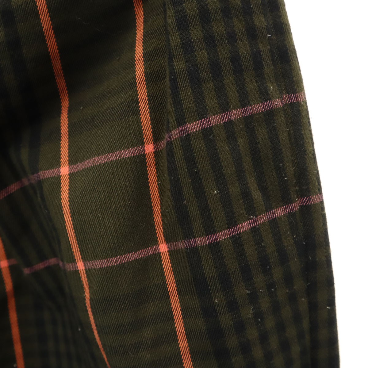 AMERI UNDRESSED check Straight pants S Brown Women - image 6