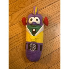 VeggieTales Larry Boy Vintage Larry The Cucumber Superhero Plush CR Gibson