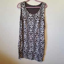 INC brand Ikat design plus size 2X dress