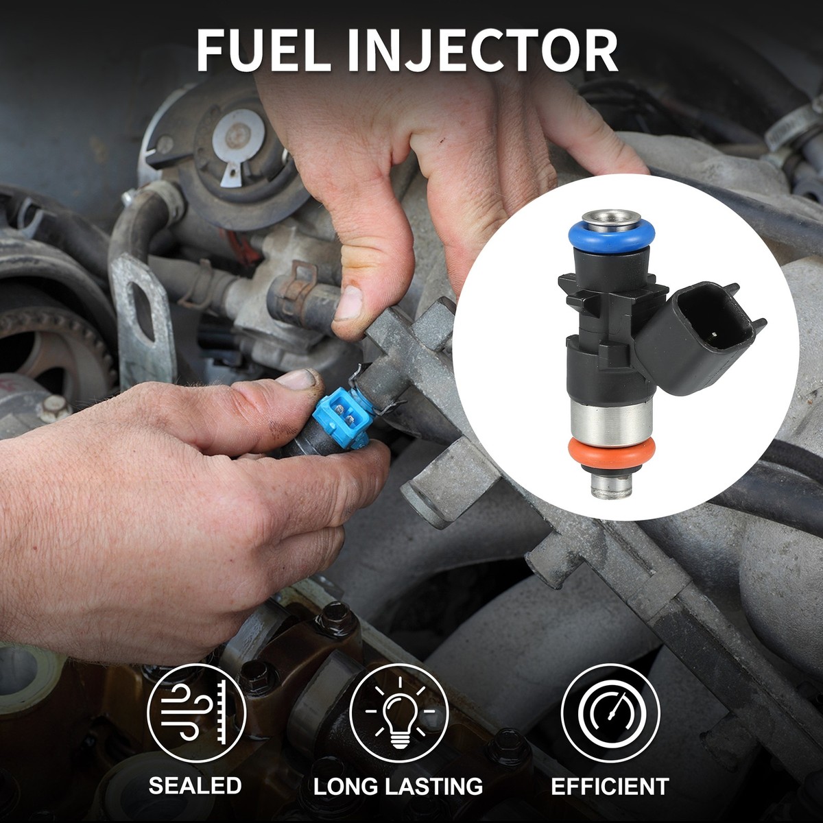 Fuel Injector No.05184085AC for Dodge Challenger 3.6L 2012-2019