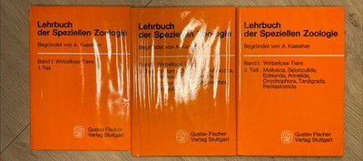 Lehrbuch der speziellen Zoologie Band 1 Wirbellose Tiere Teil 1-3 - 1982