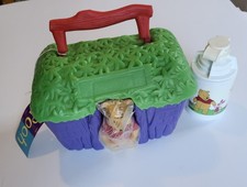 VTG Winnie The Pooh Treehouse Plastic Lunch Box With Thermos