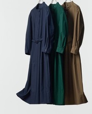 UNIQLO Cotton Volume Sleeve Dress Japan NEW