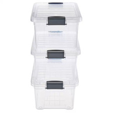3 Piece 2LT Clear Storage Container Set