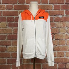 Victoria's Secret PINK Hoodie Orange Full Zip Women's Size S/P Activewear Casual