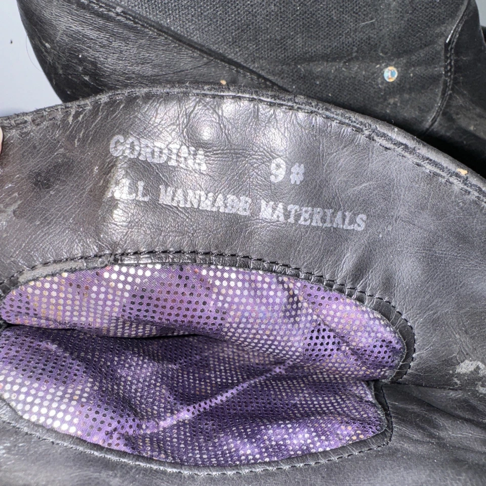 Кукольный домик женщин размер 9 черный Gordina ботинки со стразами - Изображение 3 из 4