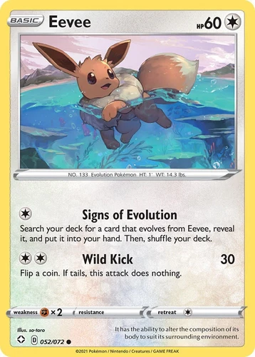 Eevee 052/072 Shining Fates