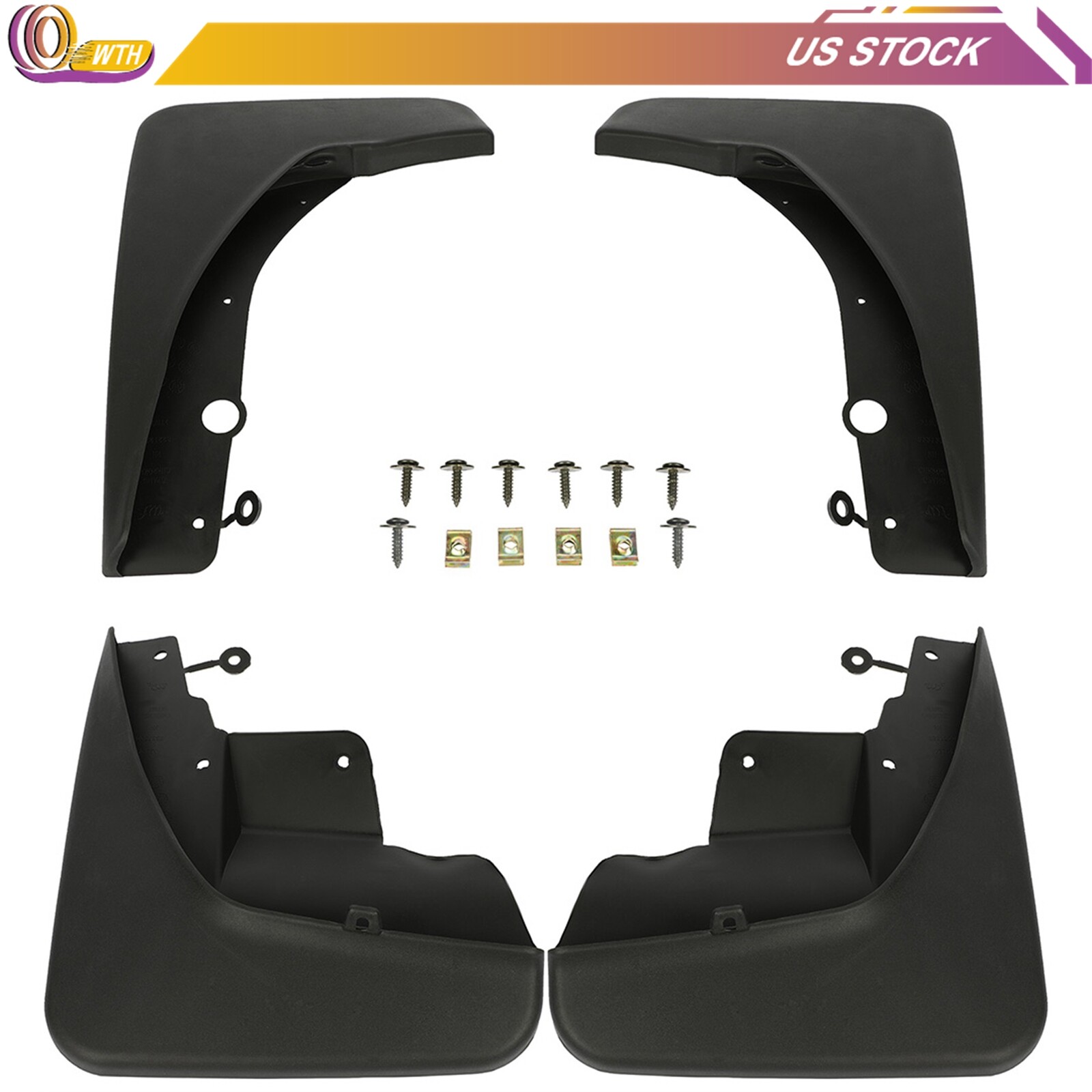 2011-2016 Jeep Grand Cherokee Mud Flaps - Set of 4 Splash Guards-image