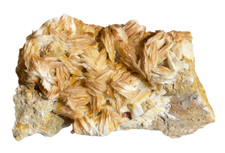 Large Standing Barite, Vandinite Cluster - C
