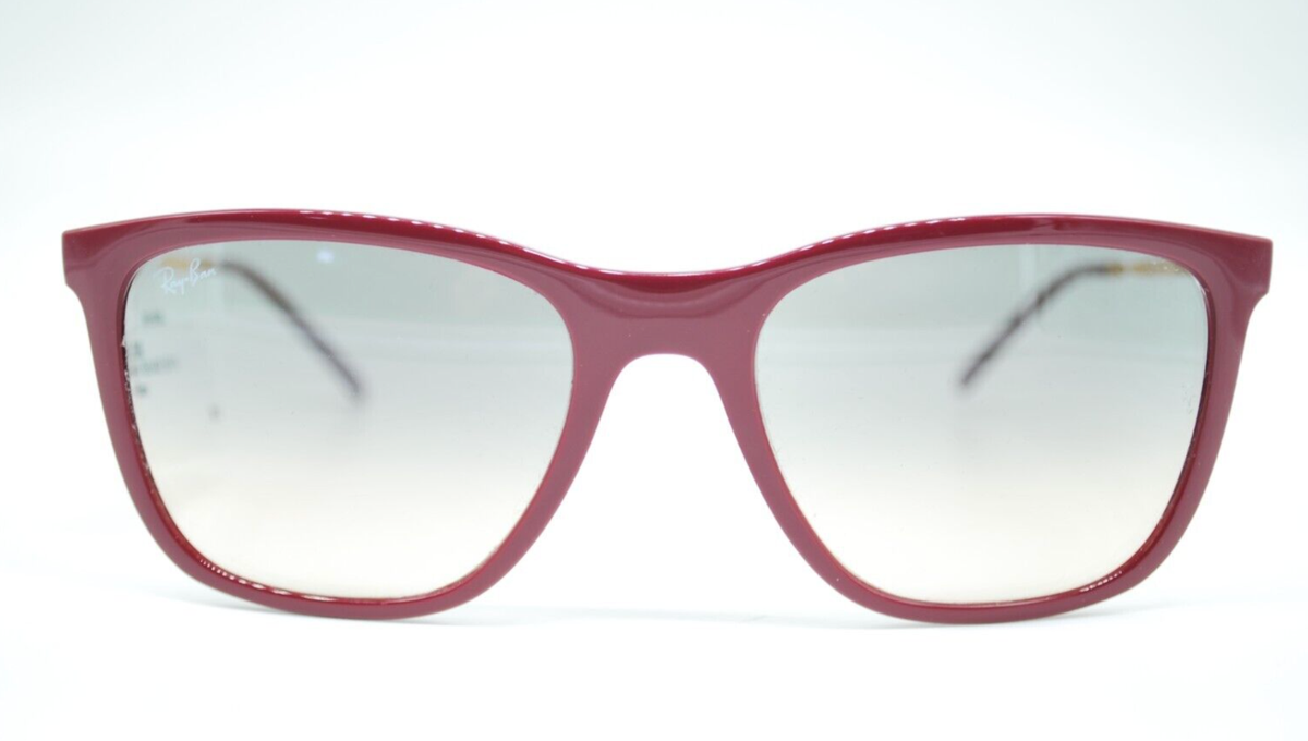 New RAY-BAN Sunglasses RB 4344 6534/32 56-19 Red & Gold Frames