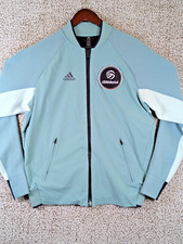 Adidas Official USA Volleyball Team Jacket Womens M Teal Interchangeable Patch