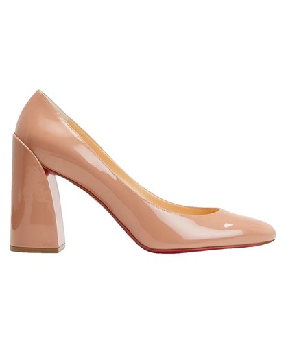 Christian Louboutin Charleen Mary Jane Patent Leather Black Heels