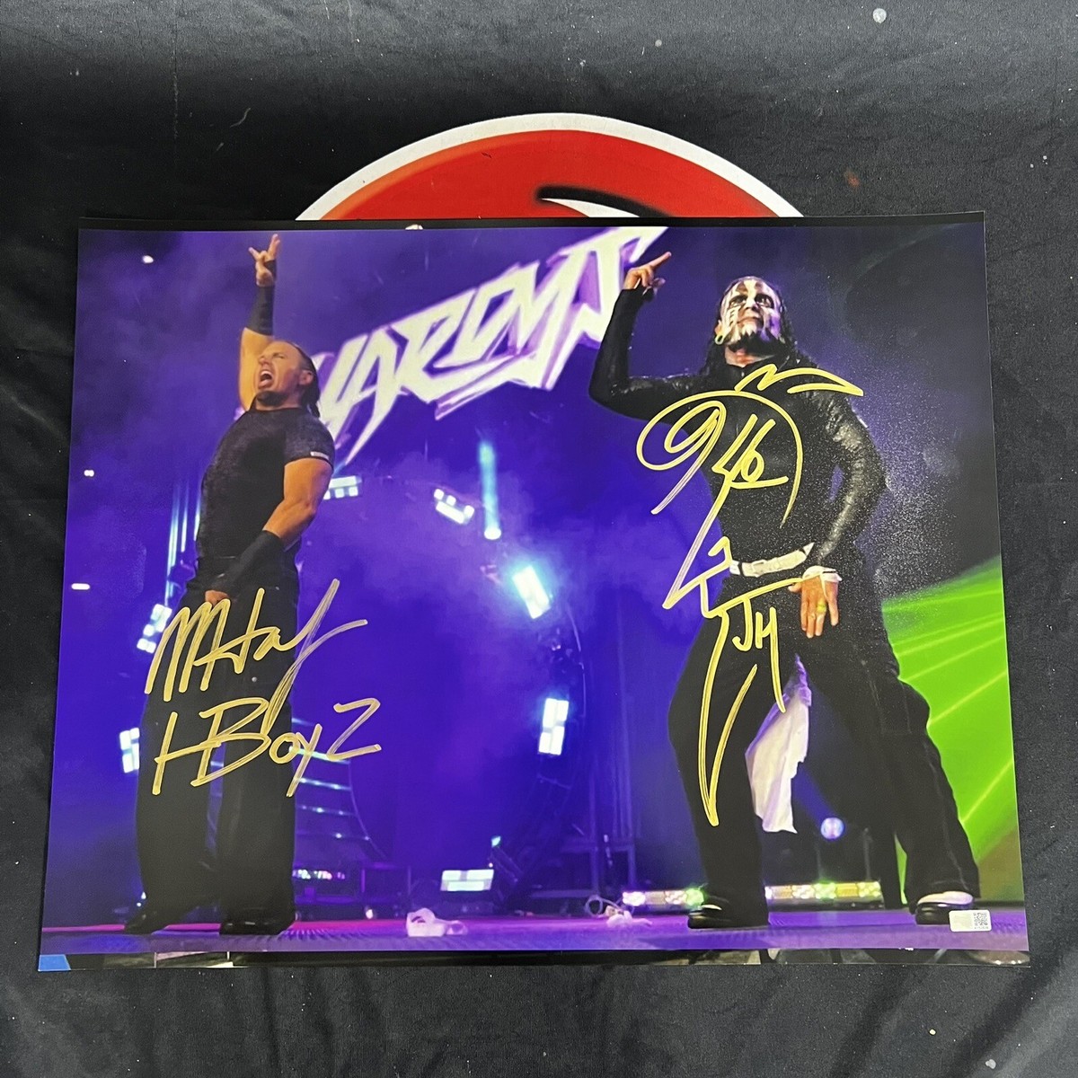 Matt & Jeff Hardy Autographed WWE / AEW 16x20 Photo Signed