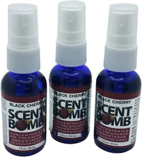 Scent Bomb 100% Oil Based Concentrated Air Freshener Spray, Cherry, 3 Pack