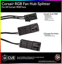 Corsair 3 PIN RGB Fan LED Hub Splitter Cable (Corsair Style)