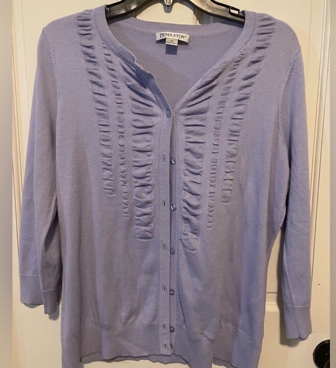 Pendleton Womens Size Medium Lightweight Button C… - image 1