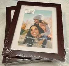 Wood Picture Frames Bulk MDF Frames  4x6 Photos (Box of 15)
