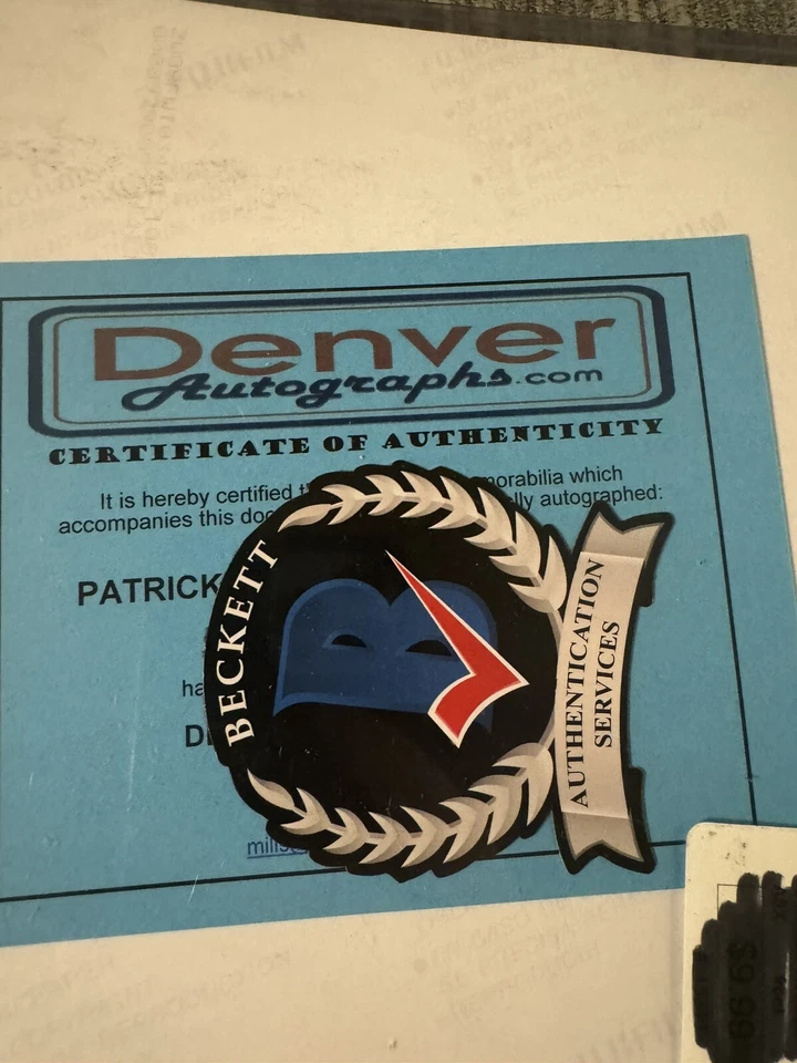 Foto autografiada por Patrick Willis de los 49ers de San Francisco 8x10 Beckett doble certificado de autenticidad Foto 3 de 4