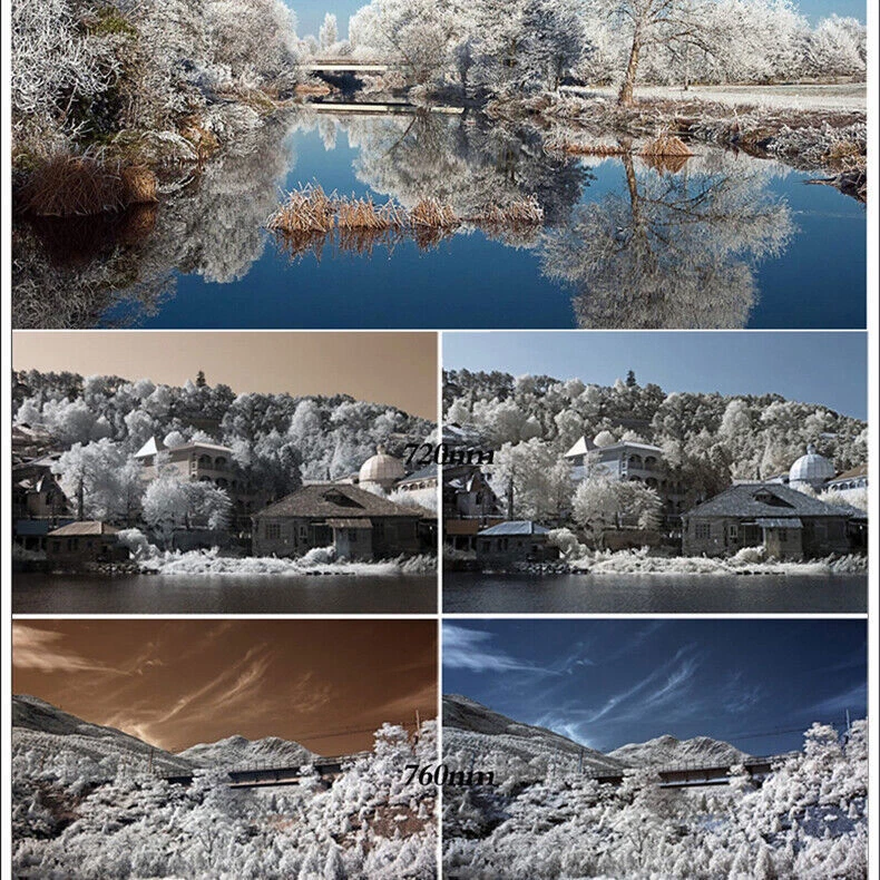 ZOMEI 77mm IR Filter 680-950nm X-Ray Infrared Filter For Canon Camera Nikon - Image 3 of 4