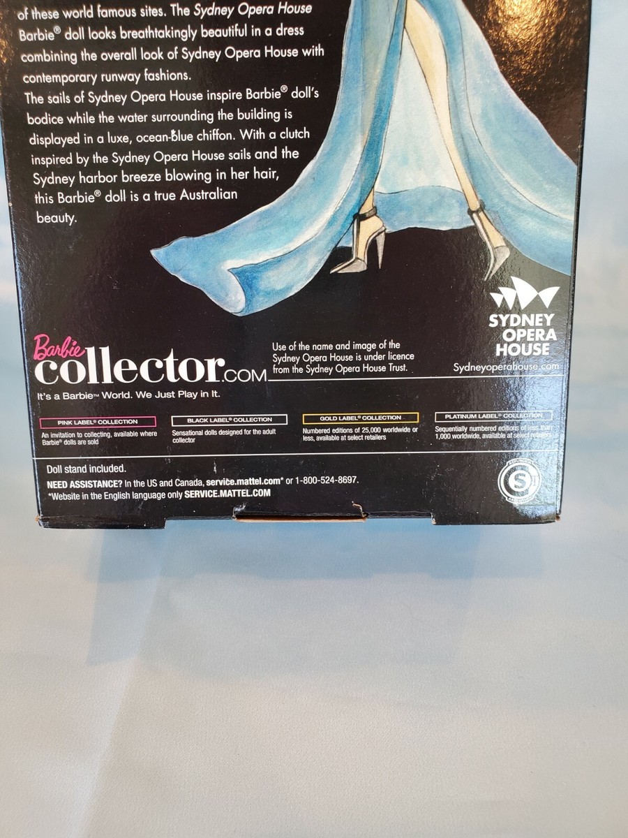 Barbie Sydney Opera House Doll 2010 Dolls of the World Pink