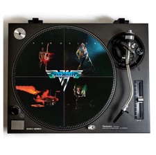 VAN HALEN Turntable Slipmat for Vinyl Records 12" DJ Slip Mat glam rock vinyls