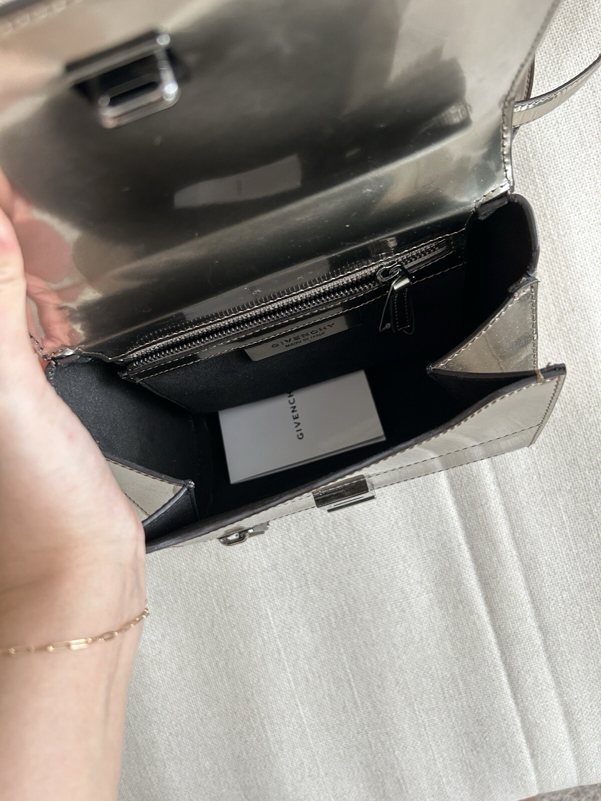 Givenchy Silver Pandora Box Bag - image 5