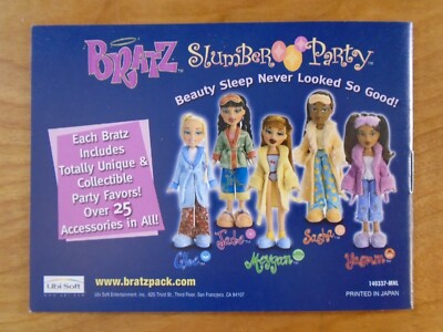 Bratz Dress Up, Get Down and Be A Bratz Superstar! Game Boy Advance Manual  Only | eBay